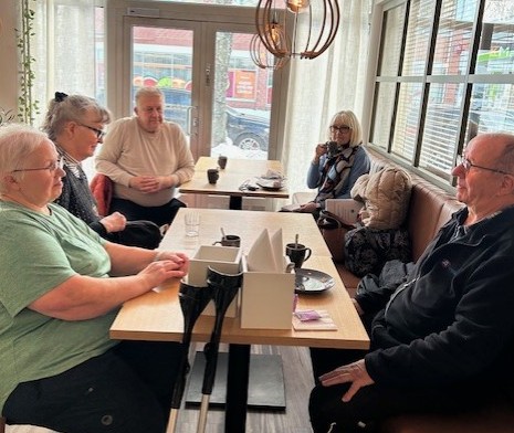 Savonlinnan kerhon porukan tapaamiselta kuva 12.2.2026